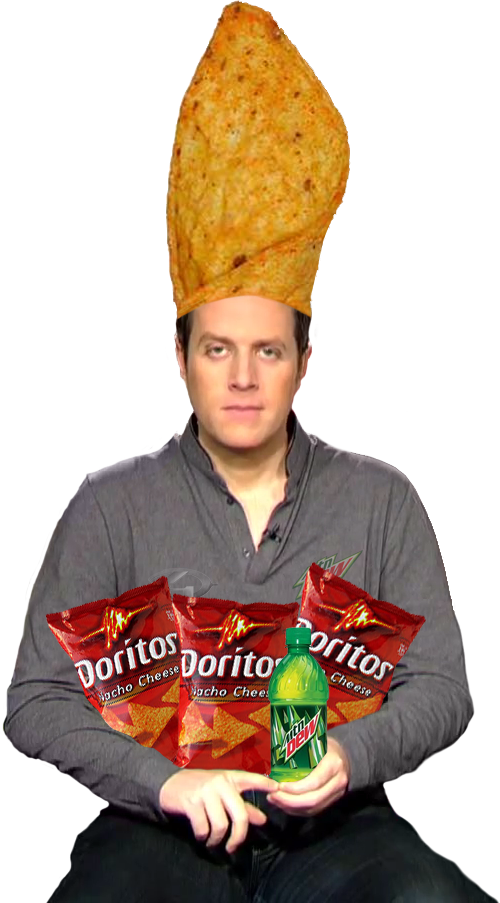 No Caption Provided - Pope Dorito (500x903), Png Download