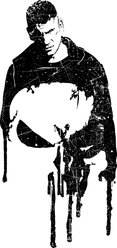 The Punisher Fan Art Daredevil (season 2) Marvel Netflix - Punisher Art Png (400x845), Png Download