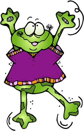 Dj Inkers Western Clip Art - Dj Inkers Frog (300x468), Png Download