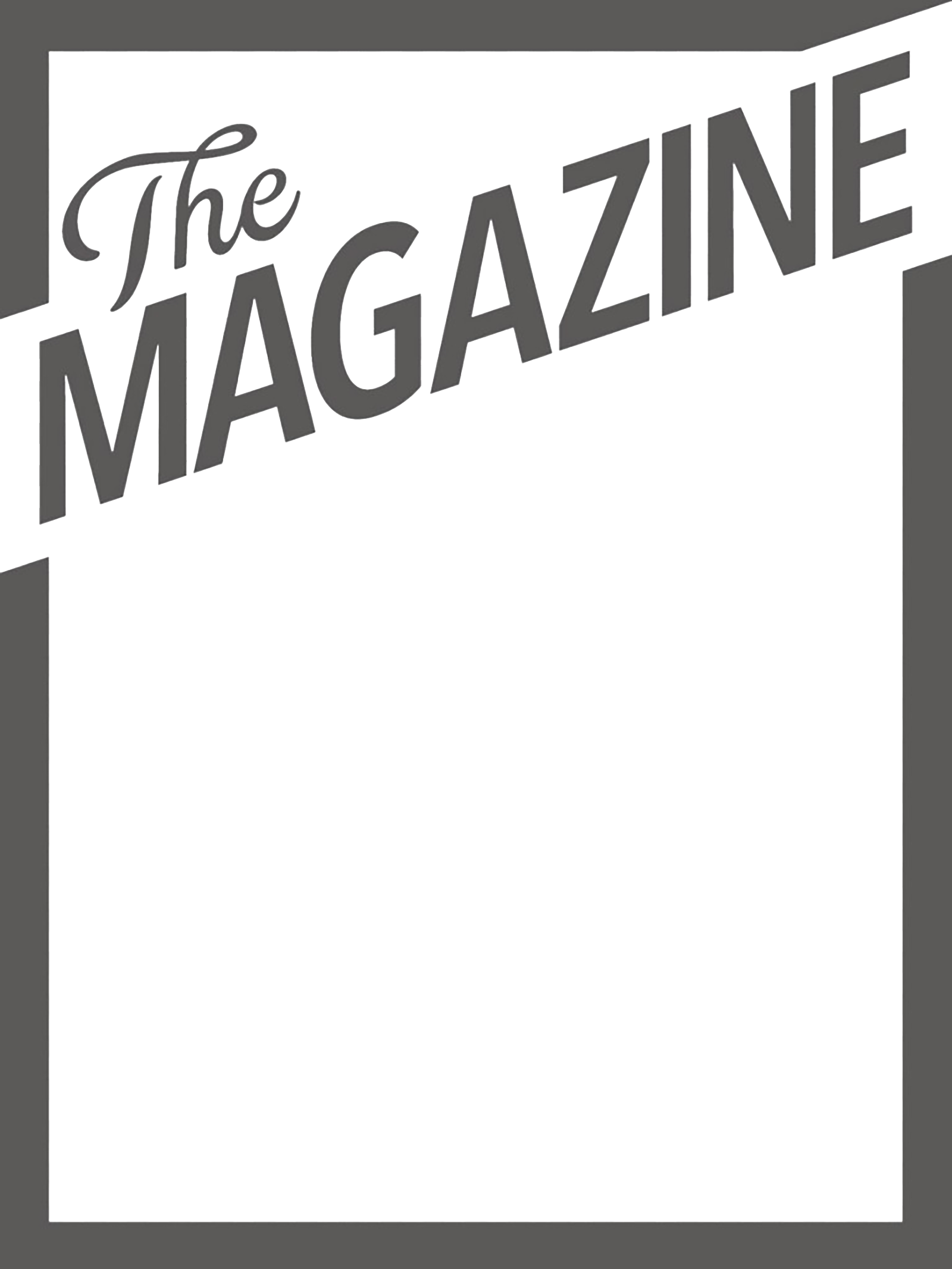 Create A Magazine Cover With An Image Of Your Own - Blank Magazine Cover Template (1600x2133), Png Download
