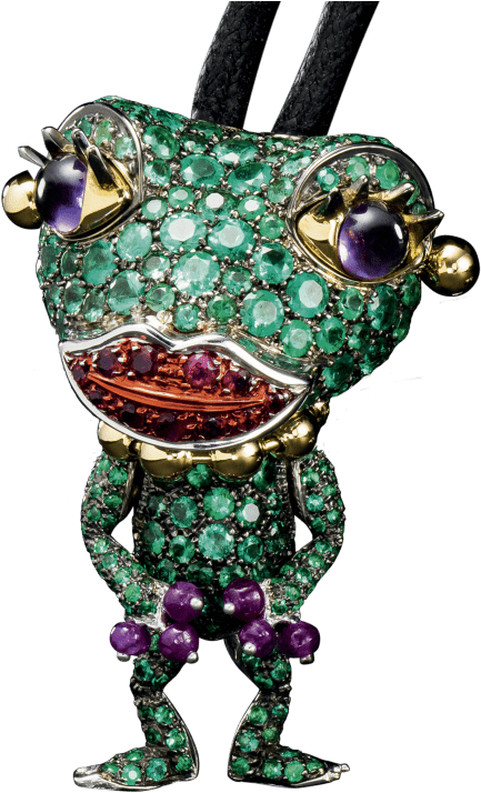 Bizzita Crazymals Frog Video Jewelry - De Grisogono Crazymals (730x730), Png Download
