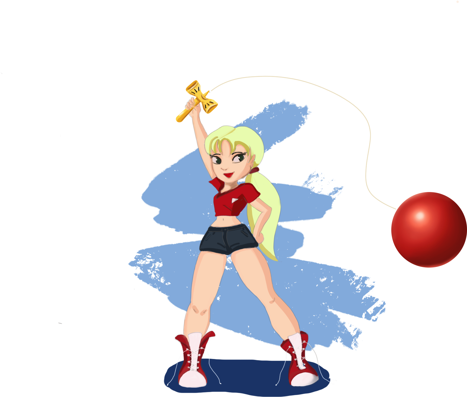 Kendanagirl - - Cartoon (2000x1500), Png Download