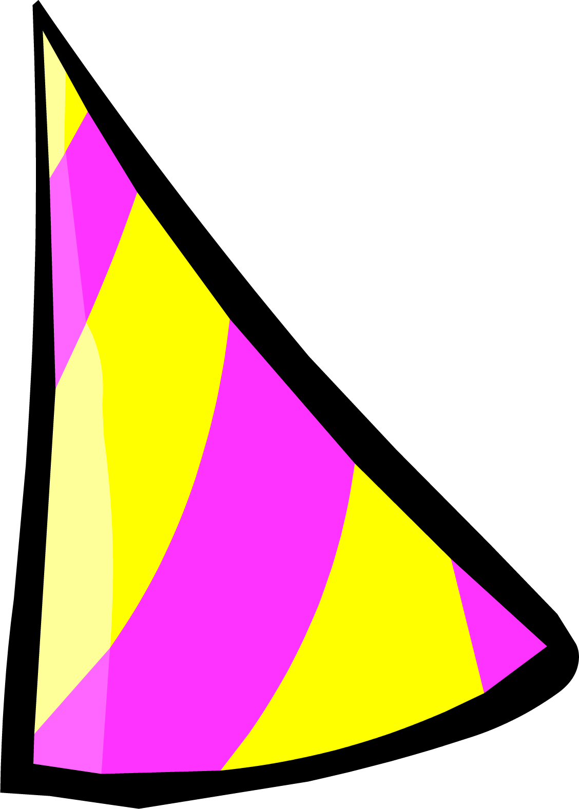Old Party Hat - Club Penguin Beta Hat (1128x1576), Png Download