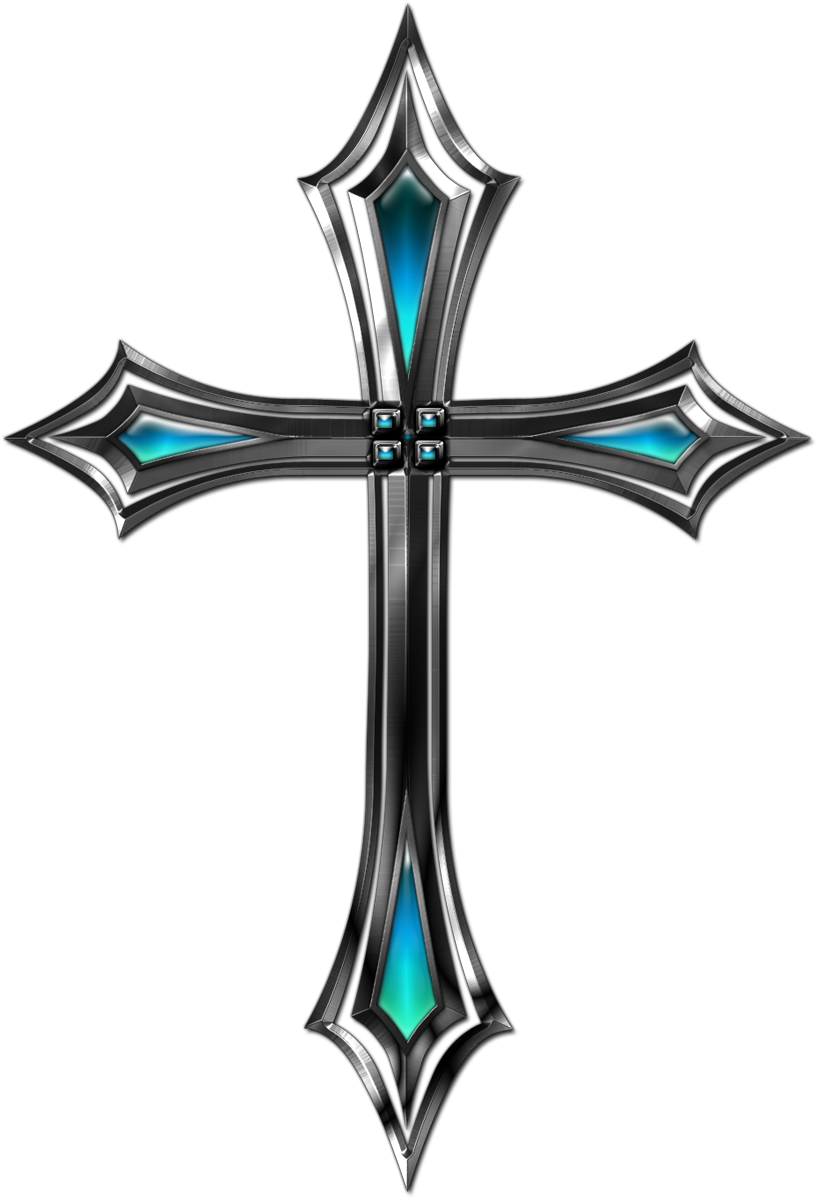 Decorative Crosses By Lyotta On Deviantart - Cross Designs (818x1200), Png Download