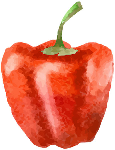Jalapeno Pepper - Red Bell Pepper (600x600), Png Download