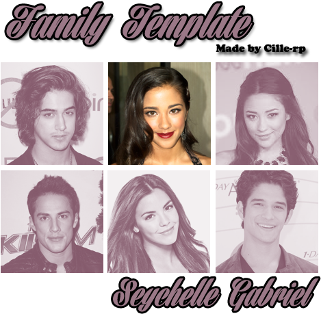 Michael Treviño Family Template (484x474), Png Download