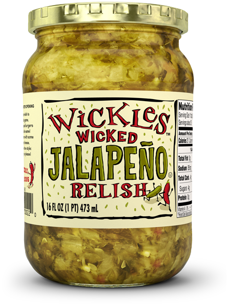Shop - Wickles Sandwich Spread, Spicy Red - 16 Fl Oz (445x599), Png Download