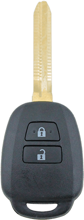 Toyota Rav4 Remote Car Key Blank 2 Button Replacement - Toyota Key (500x500), Png Download