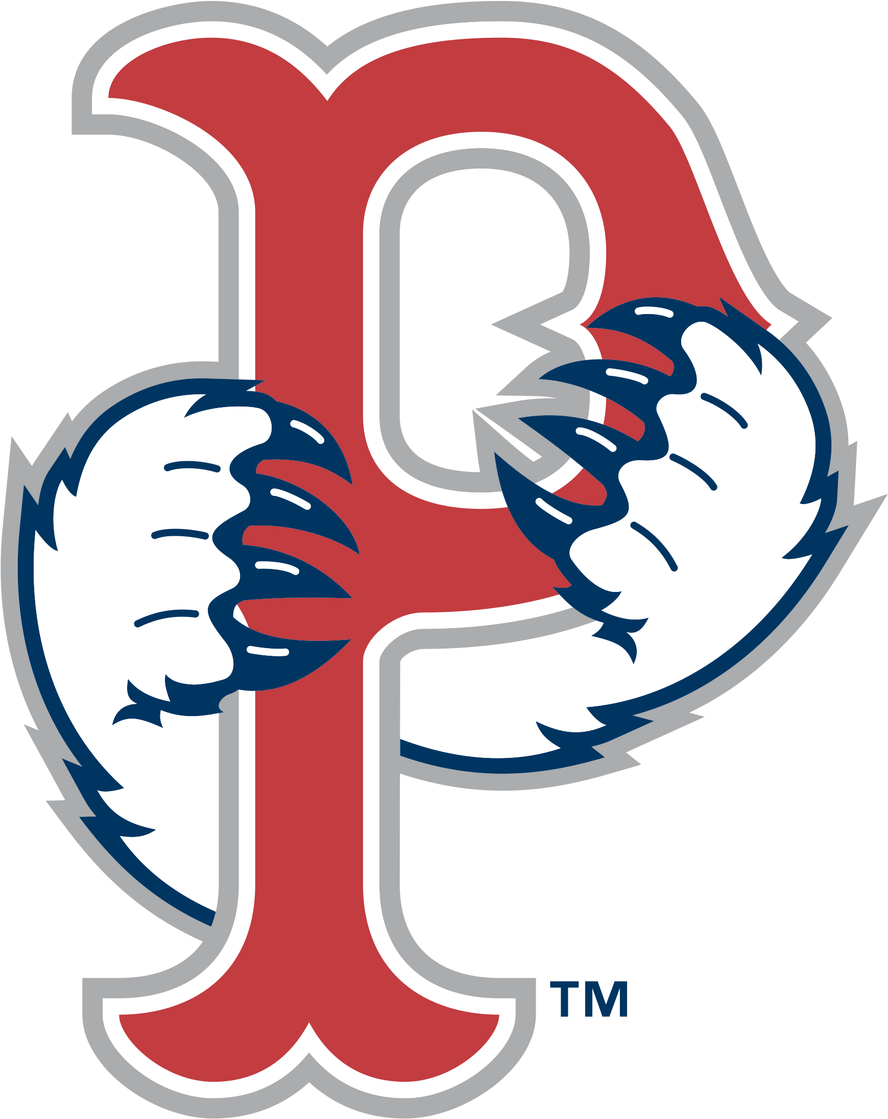 Pawtucket Red Sox Logo Black And White - Pawtucket Red Sox Logo (2400x2400), Png Download