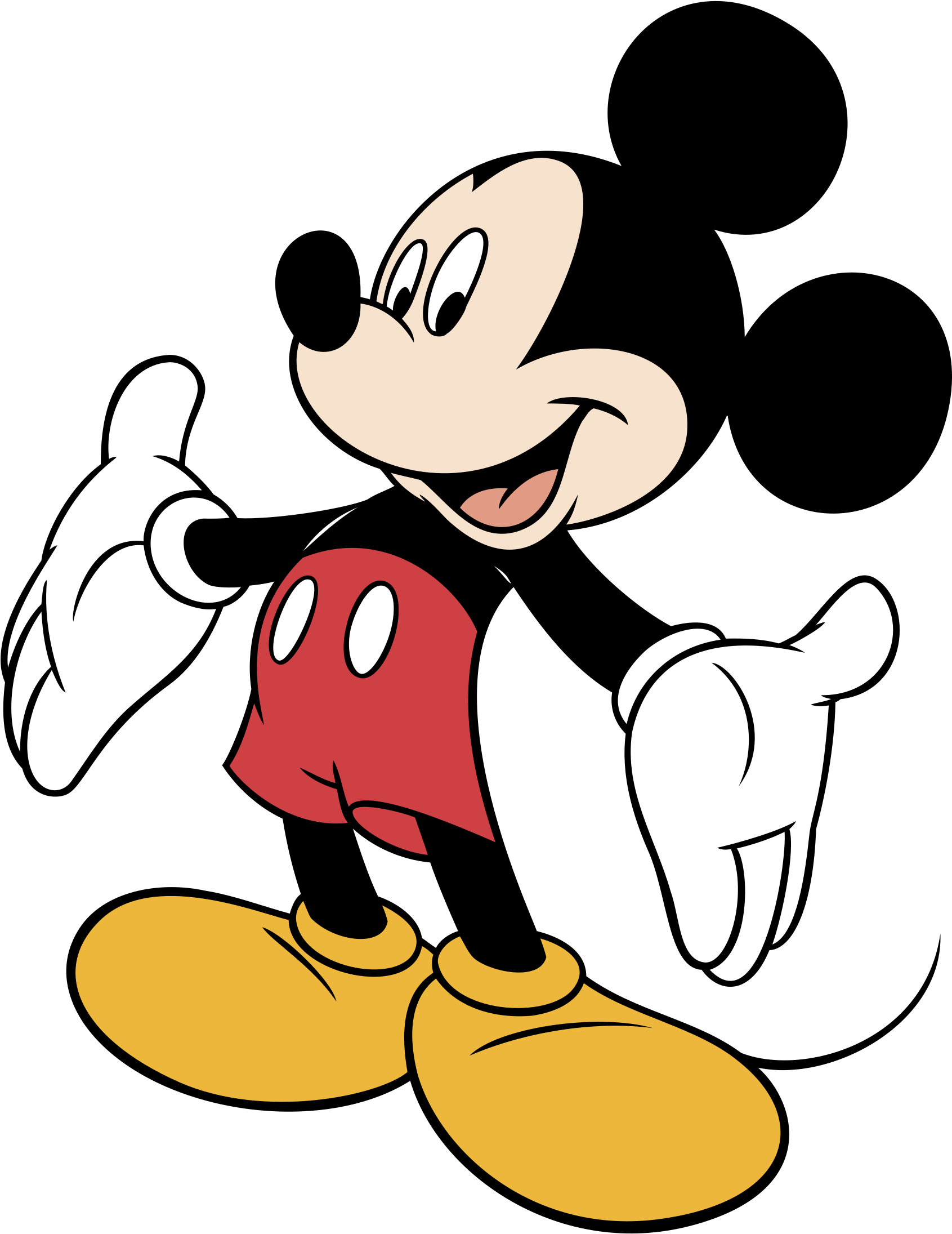 Mickey Mouse Logo Png Transparent - Mickey Mouse Vector (2400x2400), Png Download