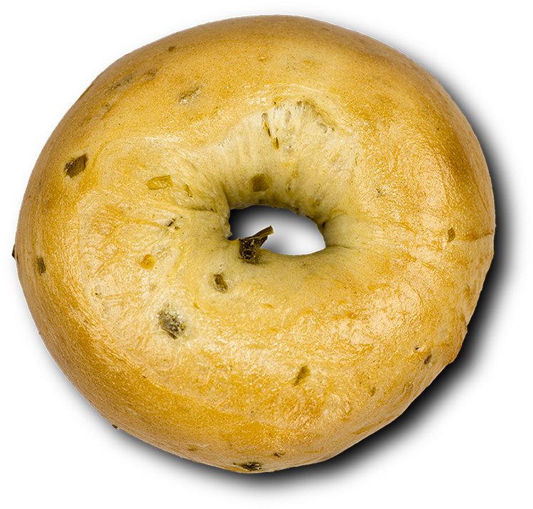 Bagel-jalapeno - Cider Doughnut (800x748), Png Download