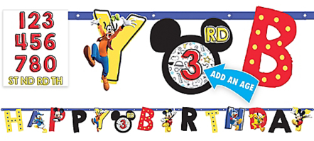 Mickey Mouse Roadster Racer Banner, 10ft - Mickey And The Roadster Racers Jumbo Letter Banner (441x600), Png Download