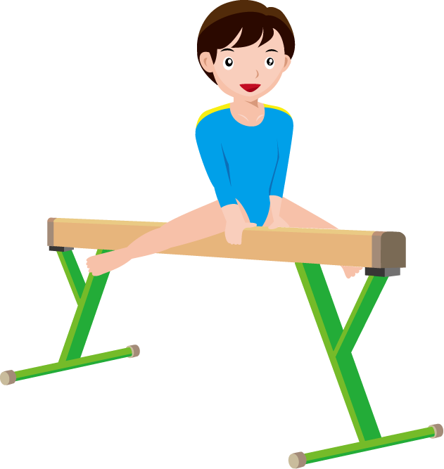 Gymnastics Clipart Images - Gymnastic Clipart Png (631x667), Png Download