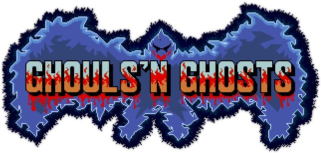 Gng Arcade Logo - Ghouls N Ghosts Arcade Logo (666x310), Png Download