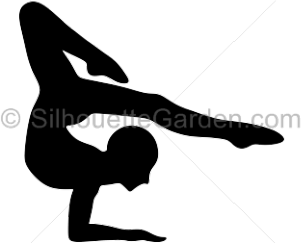 Gymnast Silhouettes (640x480), Png Download