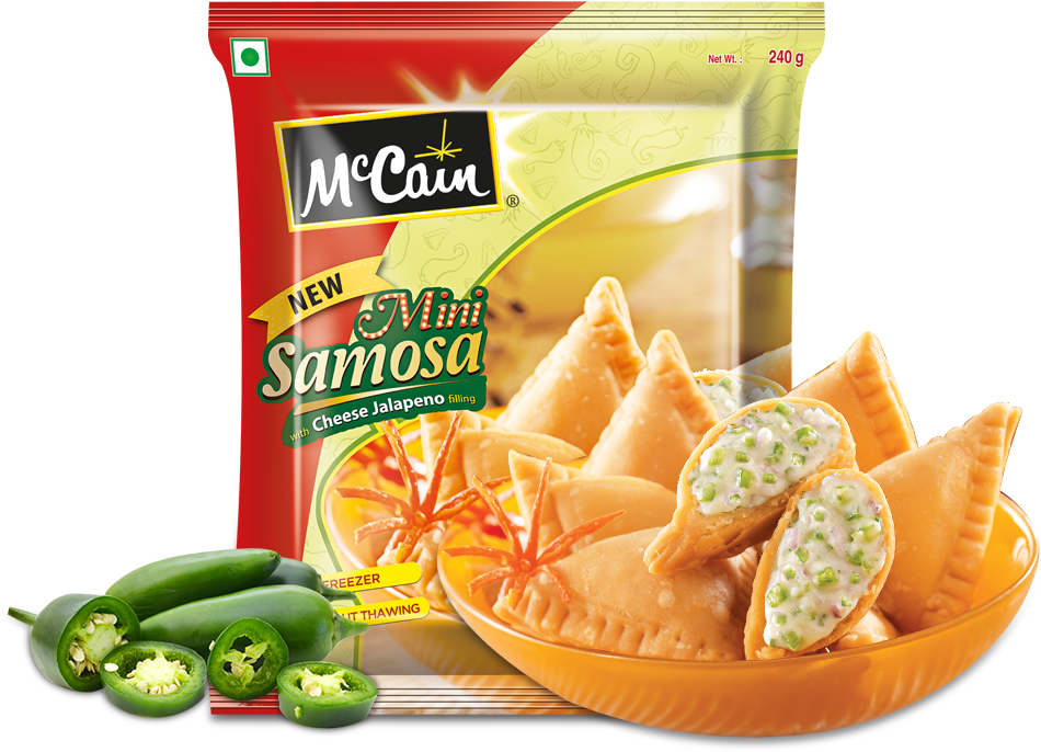 New Mccain Mini Samosa With Cheese Jalapeno Filling - Mccain Foods Price (973x701), Png Download