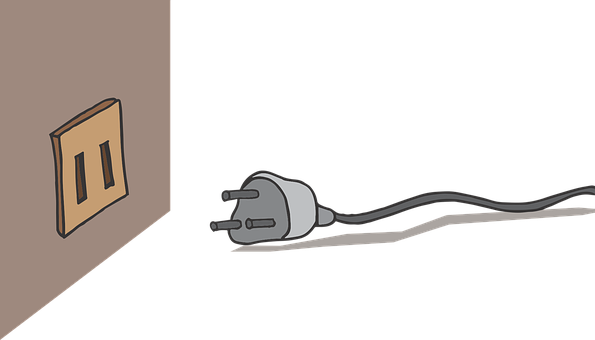 Pixabay - Unplugged Cord (595x340), Png Download
