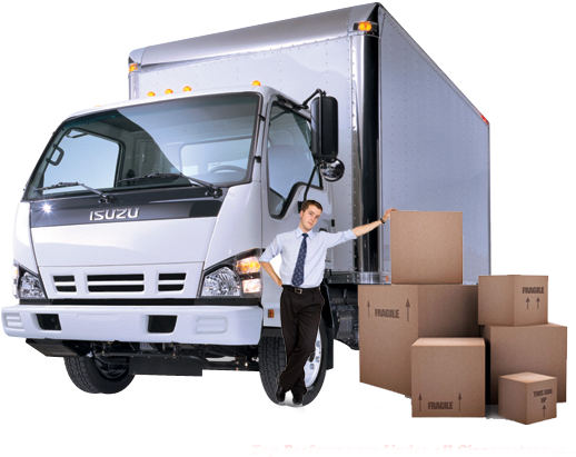 2 - Packers And Movers Vehicle (534x424), Png Download