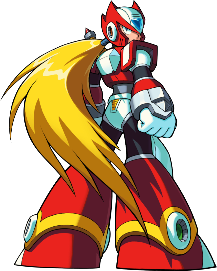 Mega Man Zero (878x1098), Png Download