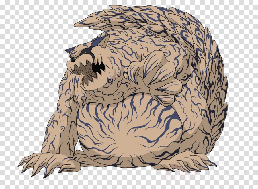 Shukaku Png Clipart Gaara Shukaku Naruto - Bestia De 1 Cola (900x660), Png Download