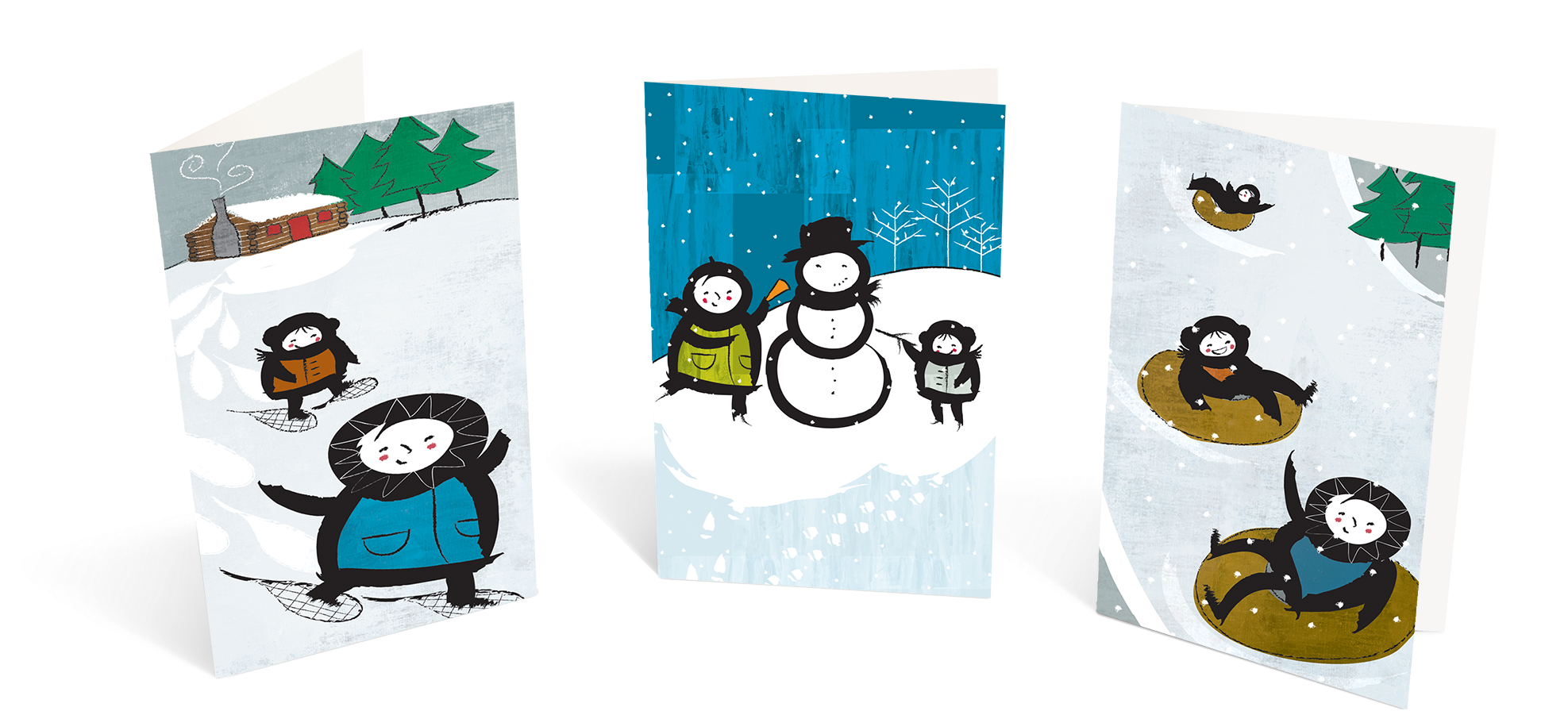 Every Year, We Develop Enzo Greeting Cards And Giveaways - Cartoon (2000x1018), Png Download