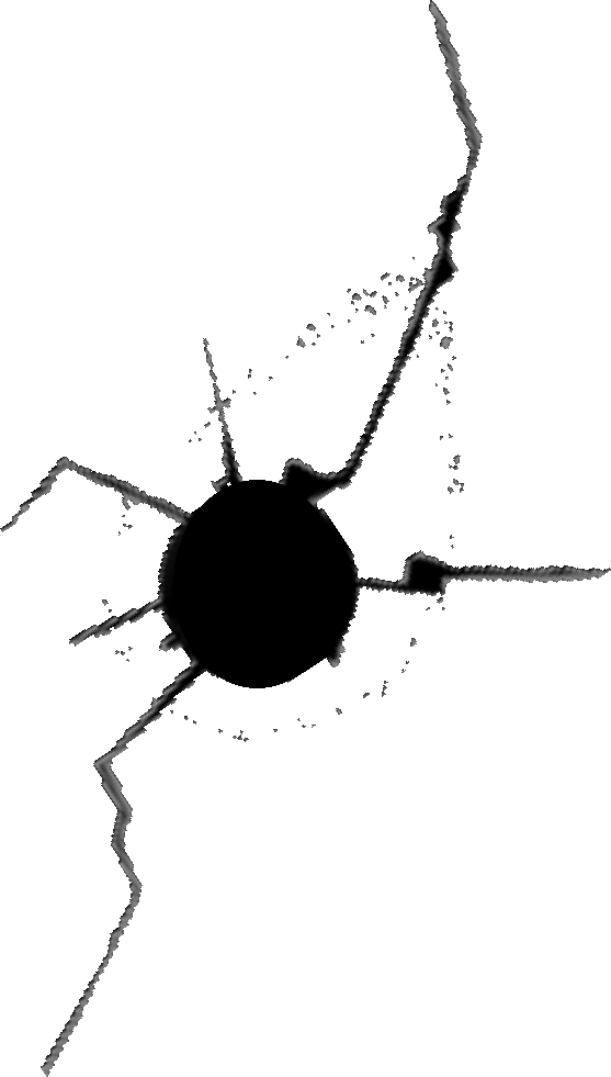 Clipart Whole Free Collection - Gun Shot Hole Gif (557x981), Png Download