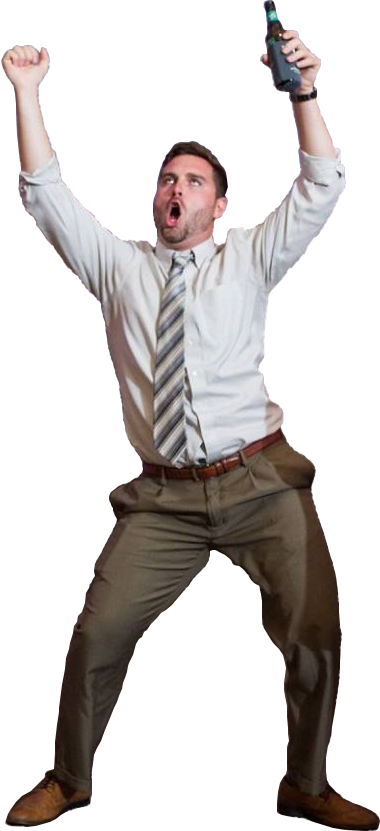 Person Dancing Png - Dancing Man Transparent (380x831), Png Download