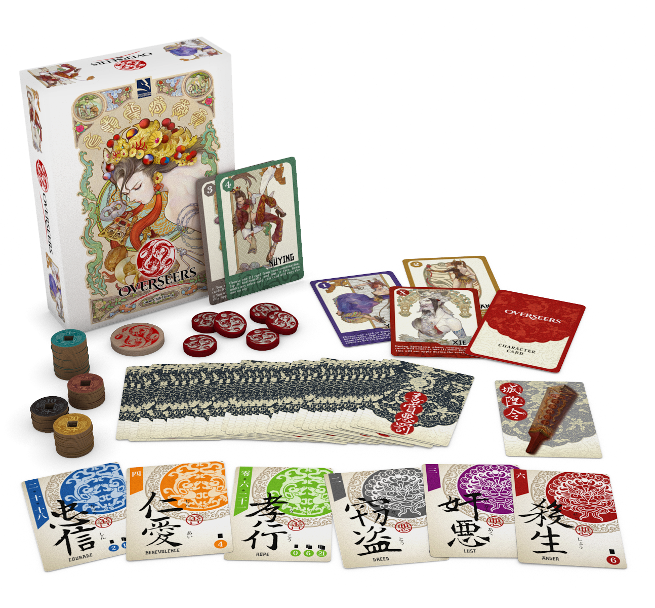 Overseers 2nd Print - Greenbrier Games Overseers Card Game (1294x1200), Png Download