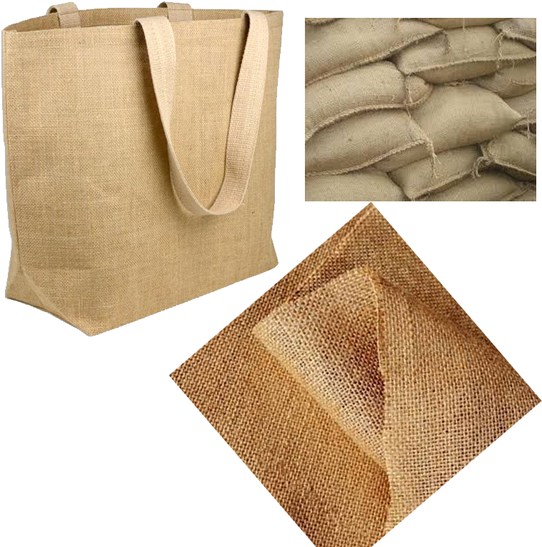 Hessain Cloth & Bag/sacking Cloth & Bag/jute Shopping - Eco Friendly Jute/ Burlap Natural Large Grocery Shopping (800x800), Png Download