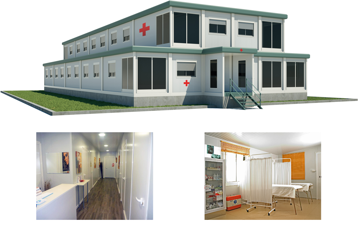 Modular Hospitals - Modular Hospital (1260x840), Png Download
