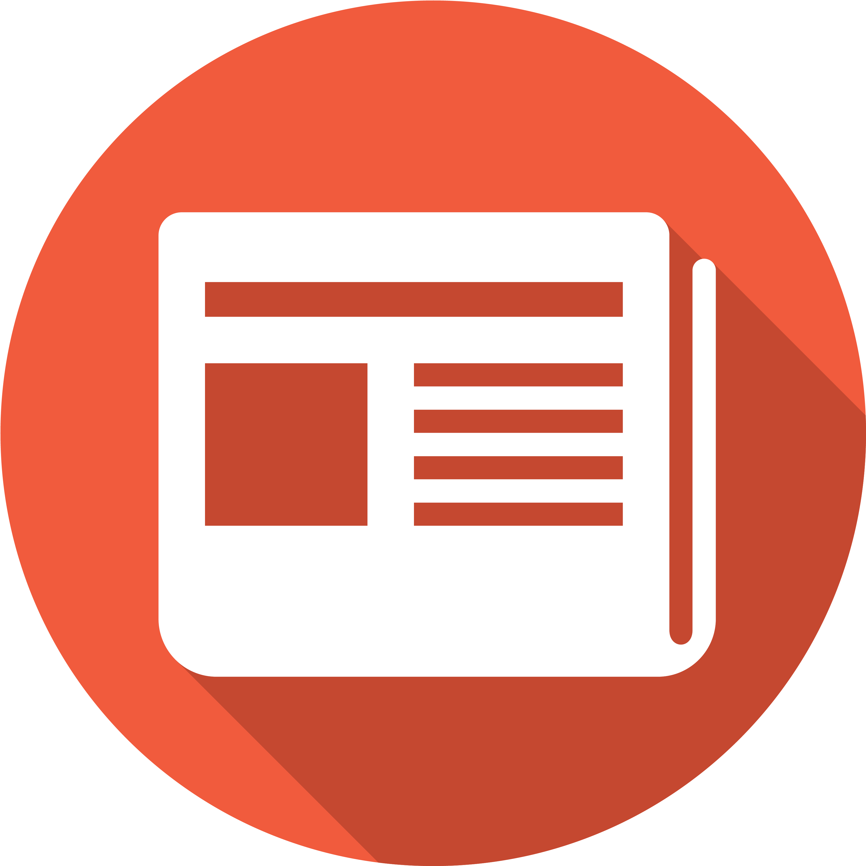 Newspaper - Apply For A Permit Icon (3561x3553), Png Download