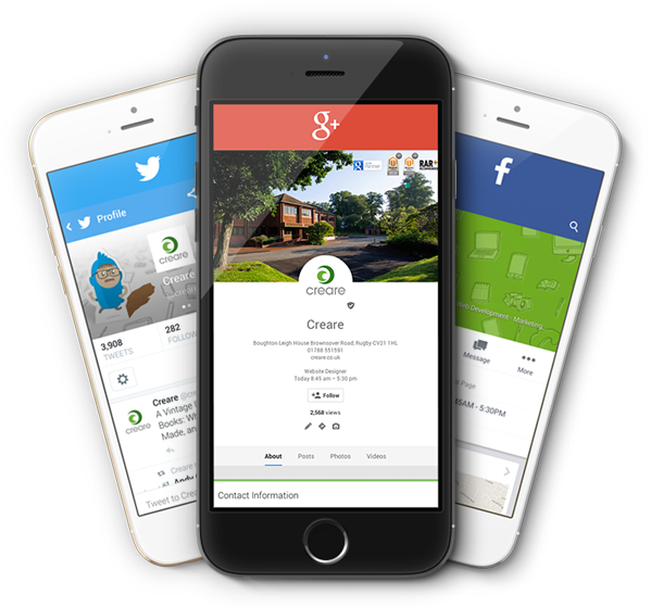 Social Media On Mobile - Iphone Social Media Png (599x559), Png Download