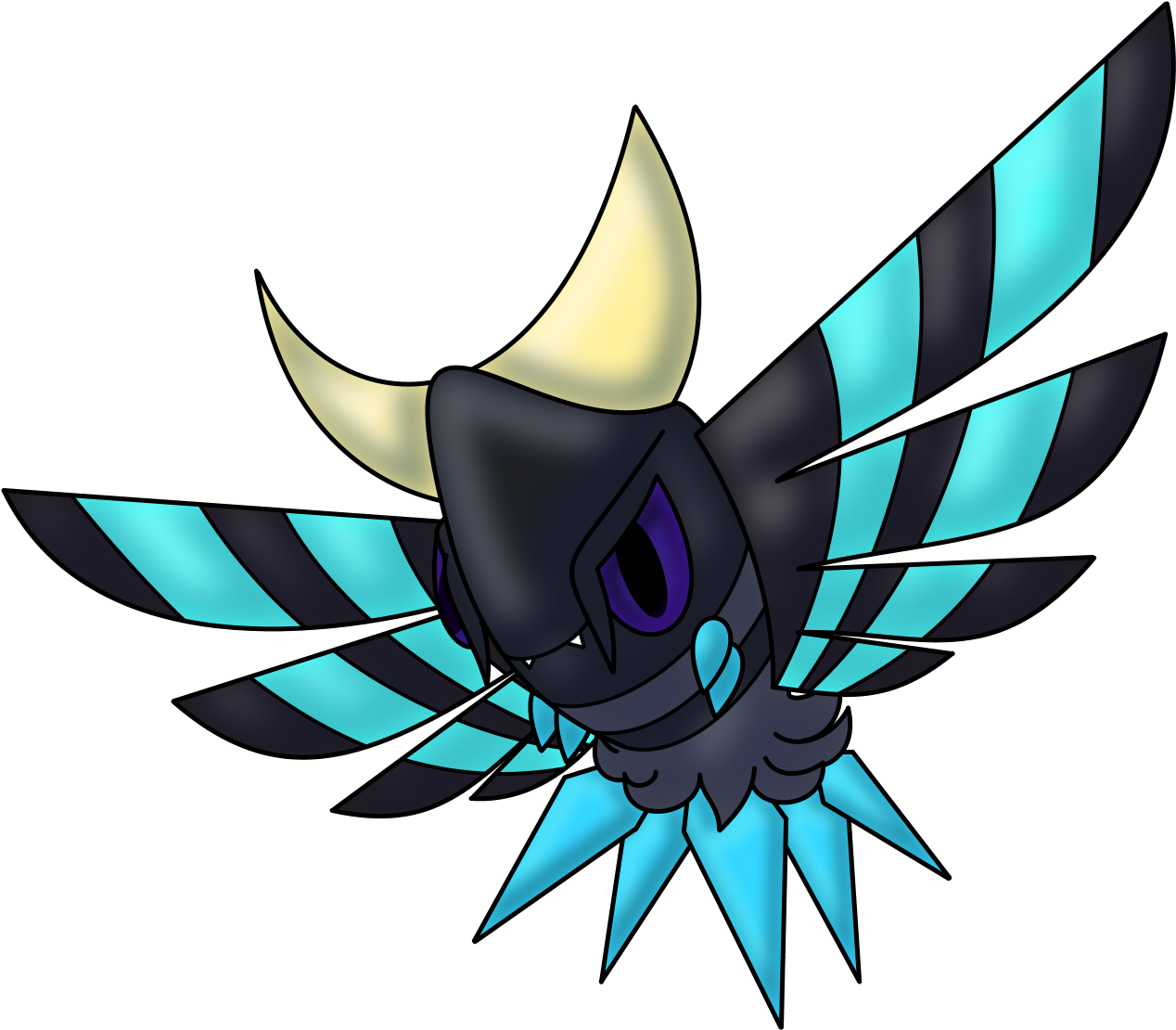 Sinnohian Dustox - Emblem (1300x1150), Png Download
