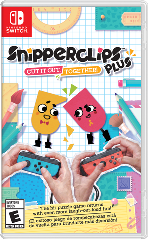 Cut It Out Together Box Art - Nintendo Snipperclips Plus: Cut It Out, Together! - (640x480), Png Download