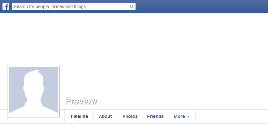 Png Facebook Cover Photo Jpg Black And White Stock Facebook Without Cover Full Size Png Download Seekpng