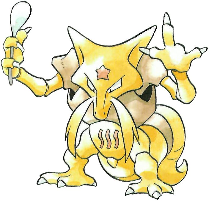 Pokemon Kadabra (703x674), Png Download