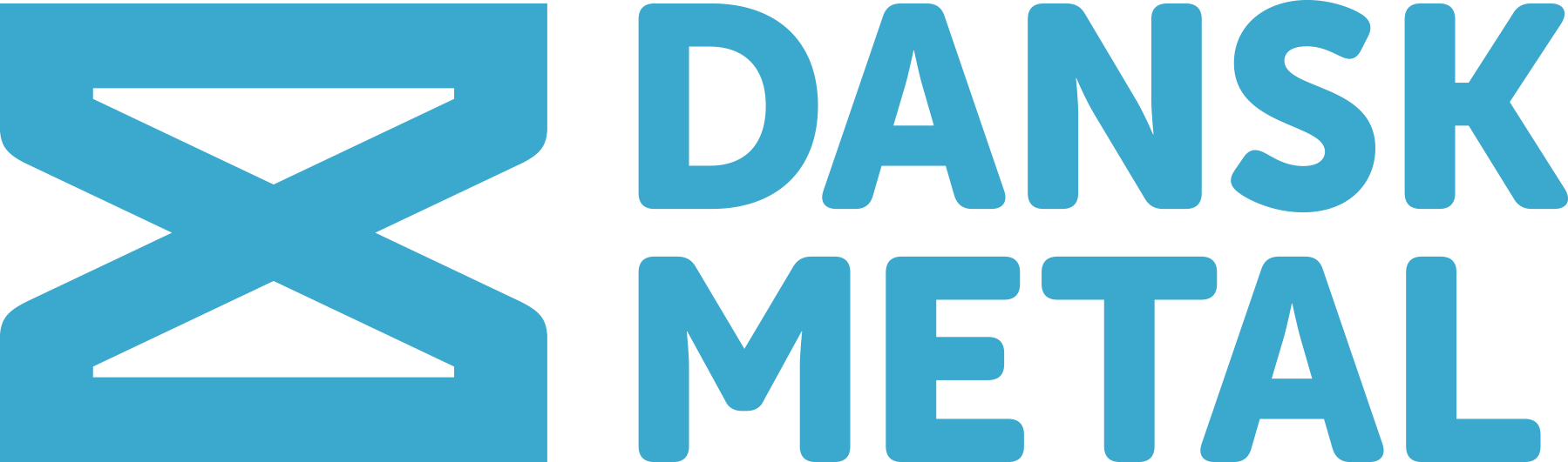 Dm Logo Rgb - Dansk Metal Logo (1799x531), Png Download