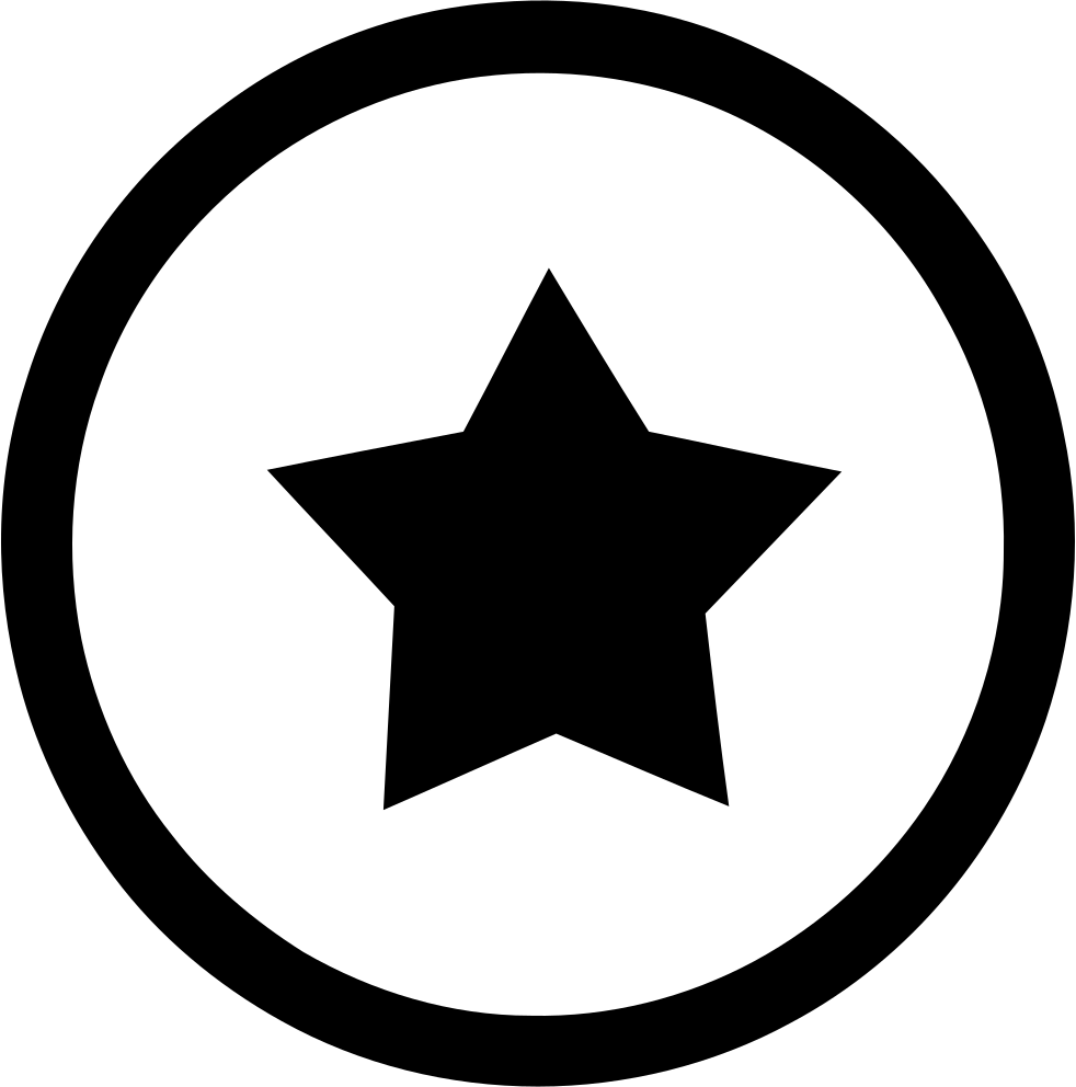 Circle Star Comments - Topic Icon (982x992), Png Download