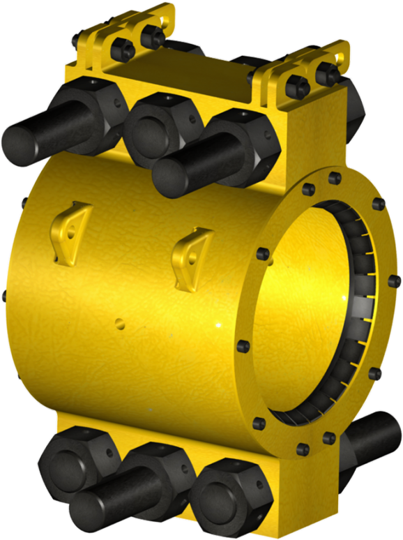 The Morseal Pipe Clamp Is An Essential Part Of Hydratight's - Pipe Clamping (640x800), Png Download