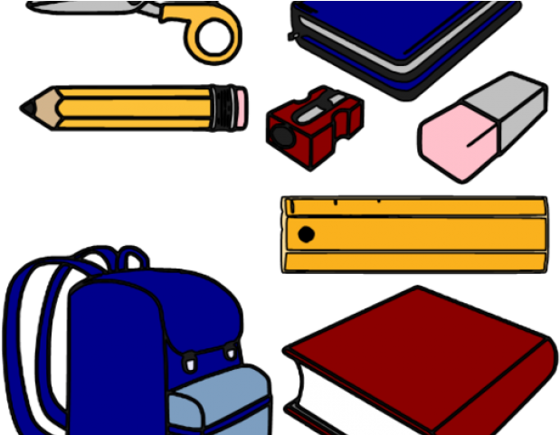 School Clipart Clipart Thing - School Supplies Clipart Png (640x480), Png Download