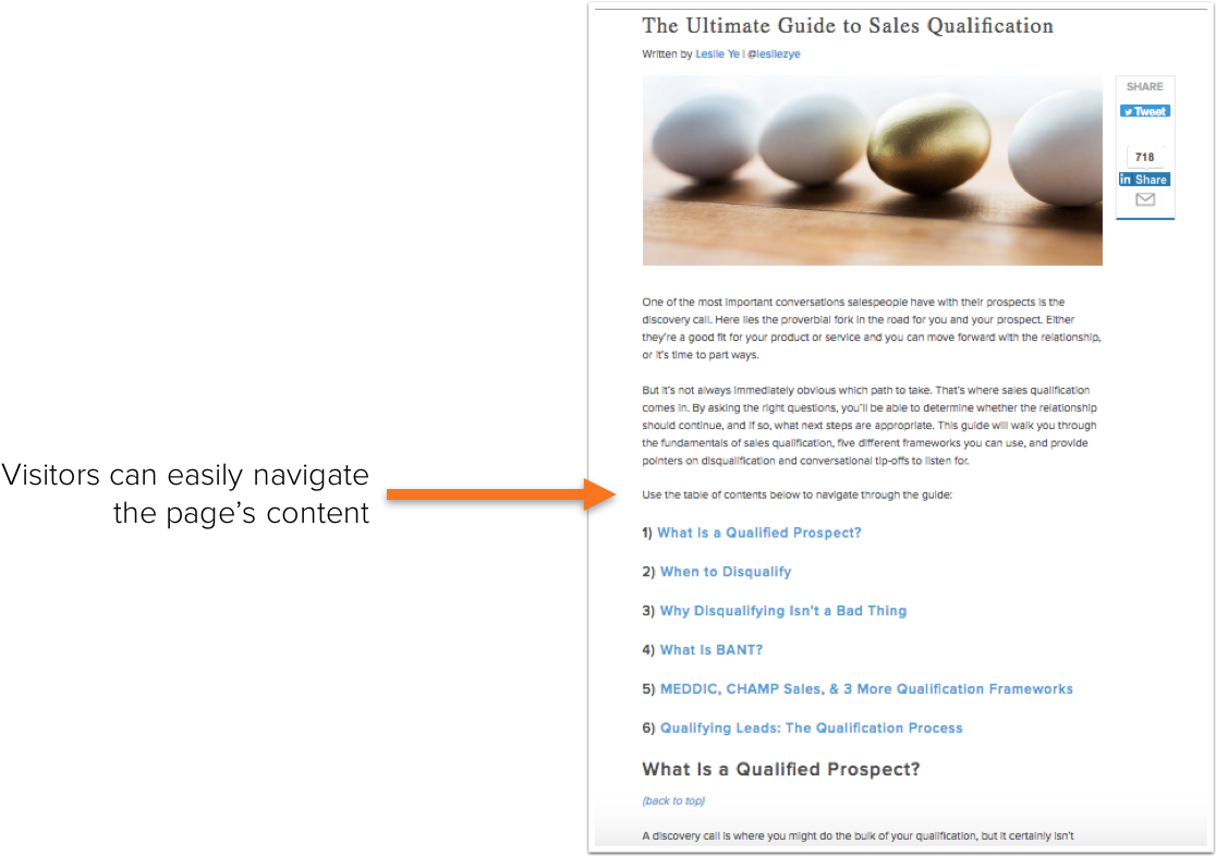 This Page Is An Article On Hubspot's Blog, And It's - Pillar Page Example (1134x785), Png Download