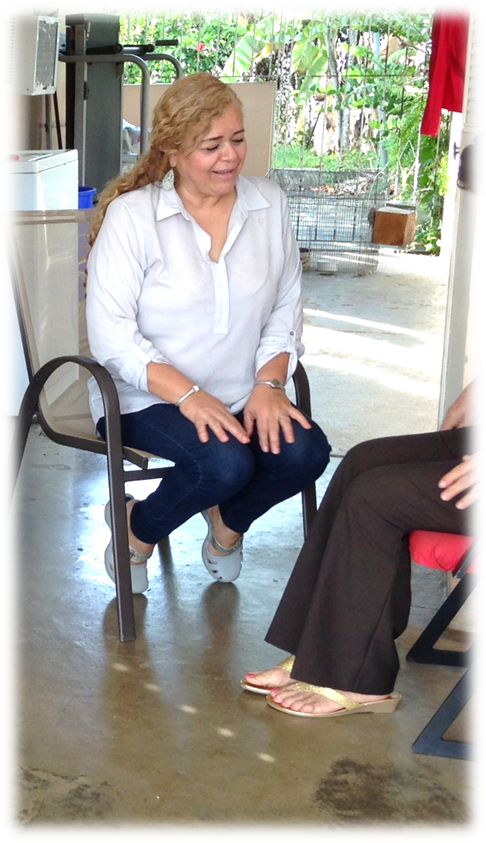 Elsie “elsita” Cabrera, Judith's Niece, Is The Person - Sitting (486x843), Png Download