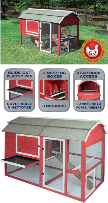 Precision Pet Old Red Barn Ii Chicken Coop Precision Pet Old