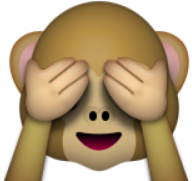 Publico Objetivo En Facebook - Emoji Monkey Eyes Png (600x600), Png Download