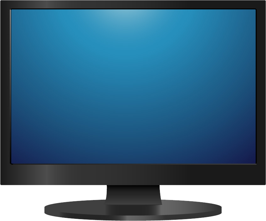 Monitor Png Image Computer Screen Is Blank Full Size Png Download Seekpng