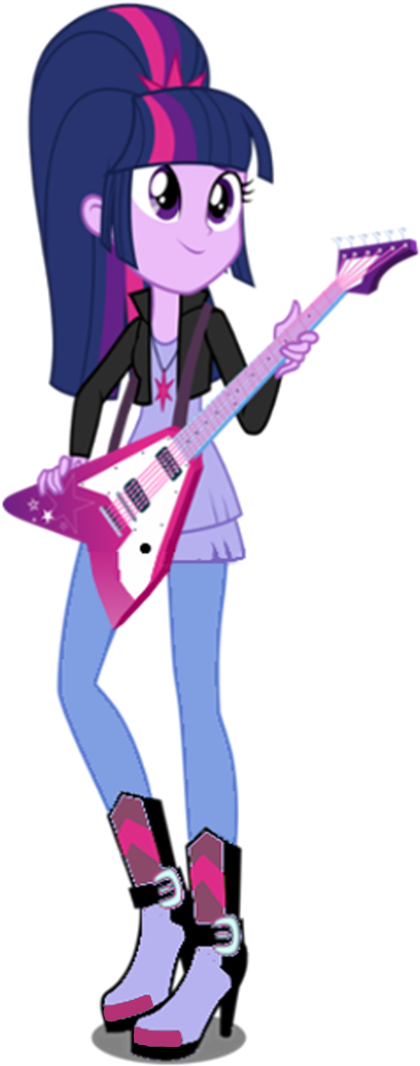 Cutiepie19 Wallpaper Called Au Twilight With Violão, - Mlp Twilight Sparkle Eg (507x1204), Png Download