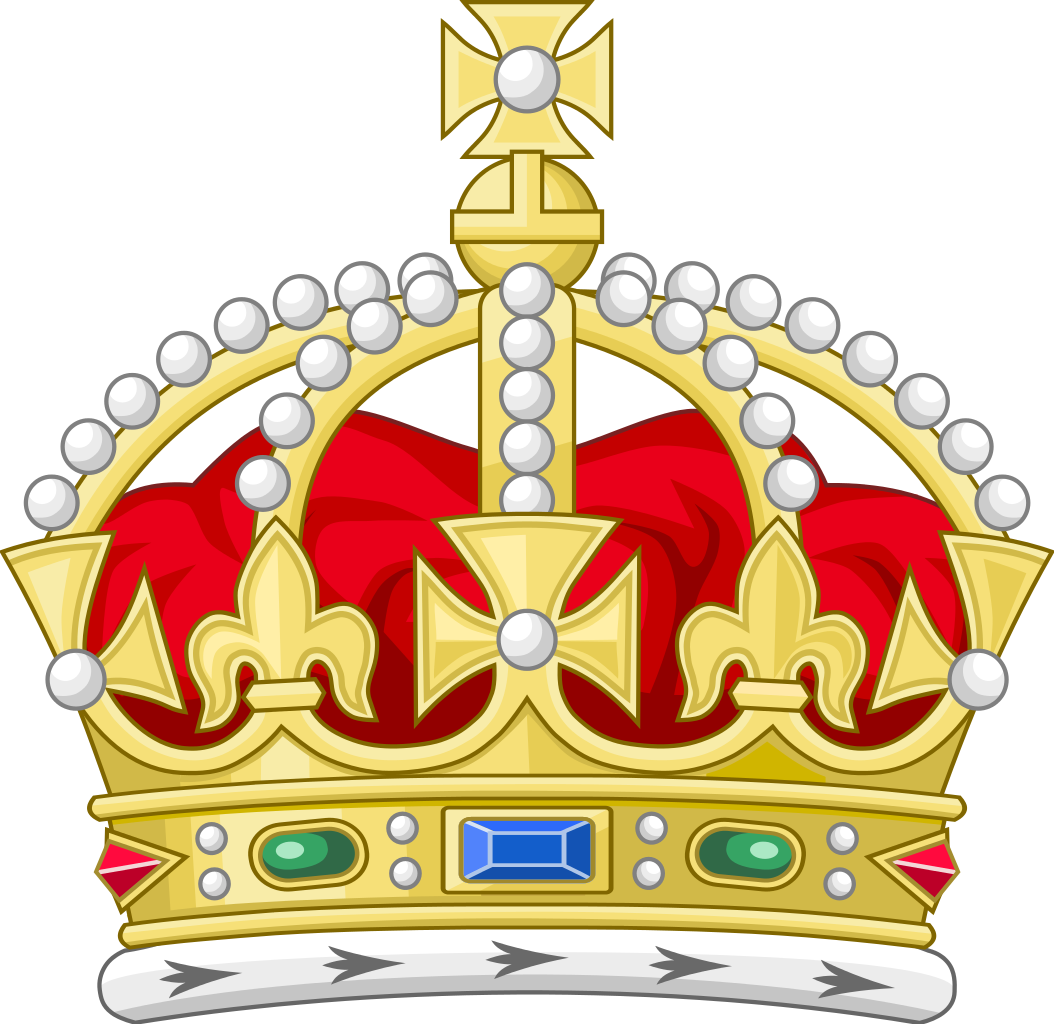 Imperial Crown - George Vi Royal Cypher (1054x1024), Png Download