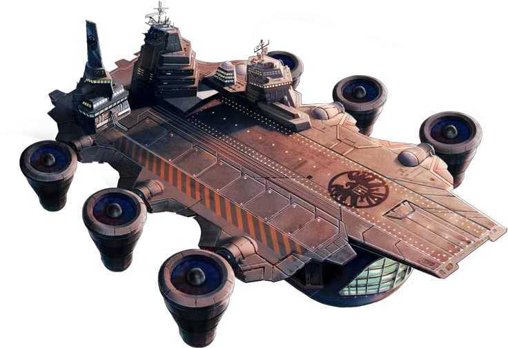 Helicarrier - Rick Jones (760x702), Png Download