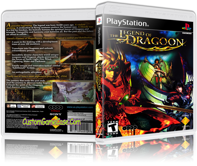 Legend Of Dragoon Sony Playstation 1 Psx Ps1 - Legend Of Dragoon Playstation Ps1 (800x631), Png Download