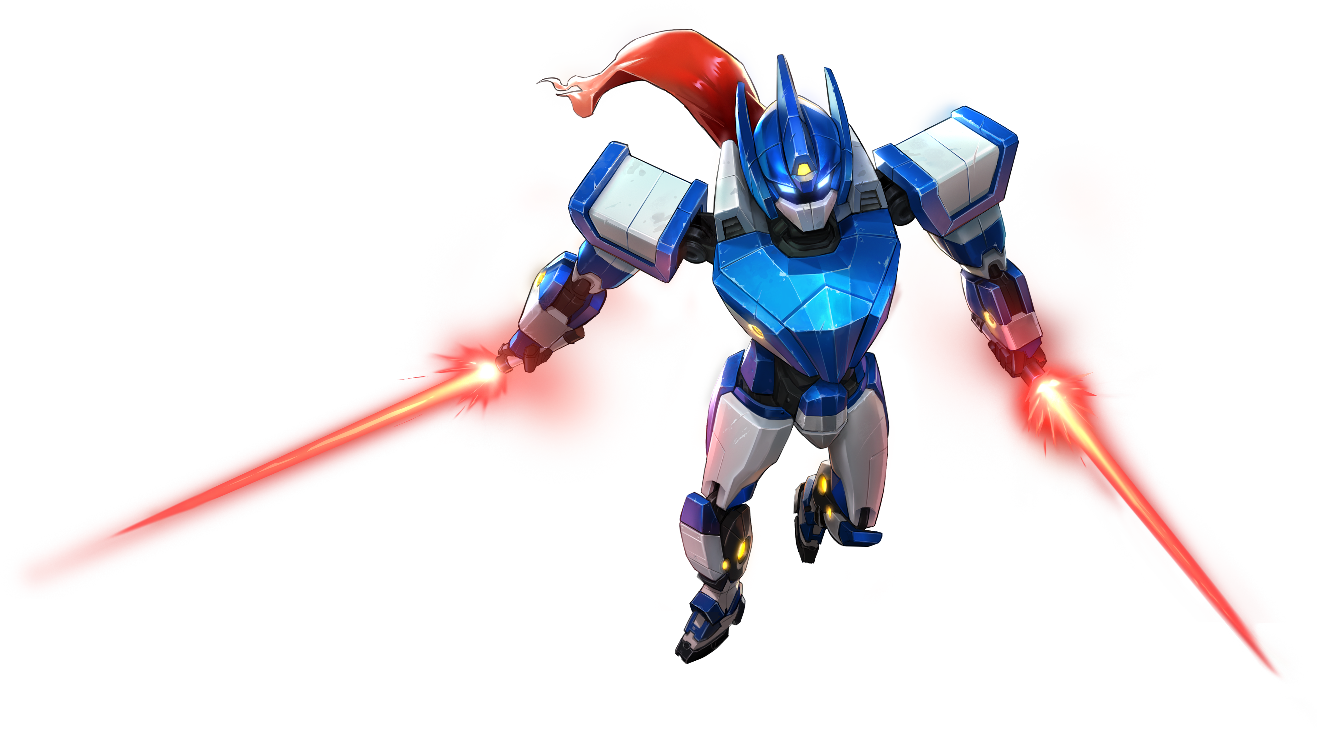 Watchbot - Override Mech City Brawl Logo (4187x2316), Png Download